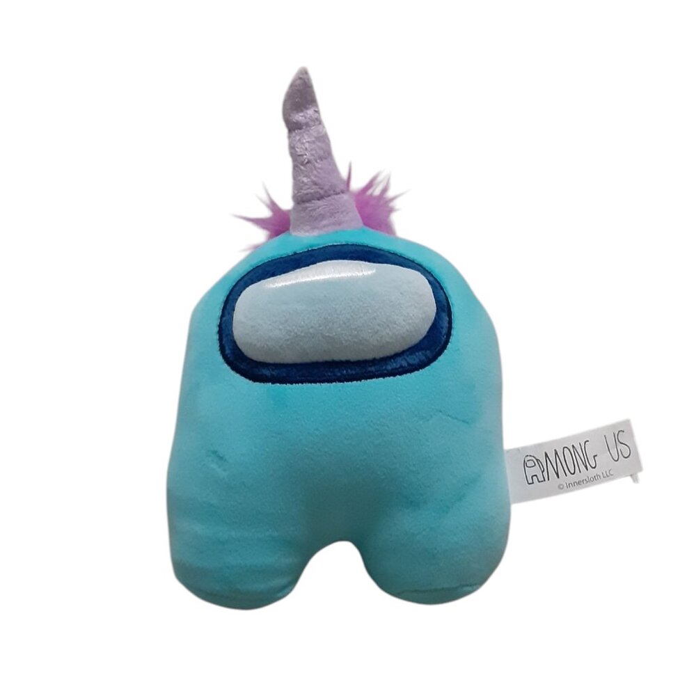 Among Us Plush Cyan Crewmate 7" Unicorn Series 3 Toikido Just Toys